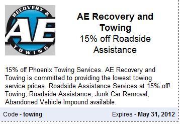 Avondale Roadside Assistance Coupon